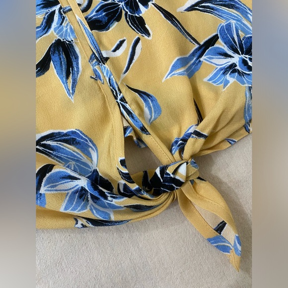 Melissa Nepton Ava Yellow Floral Top   NWT - Picture 6 of 12